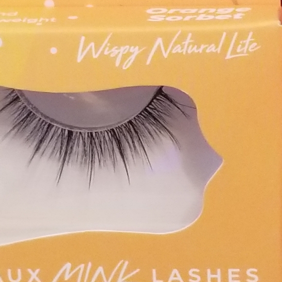 3D Faux Mink EyeLashes Orange Sorbet with glue New - Picture 8 of 10